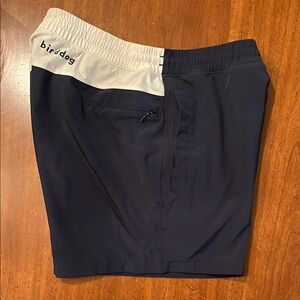 Birddogs Navy and White Gym Shorts